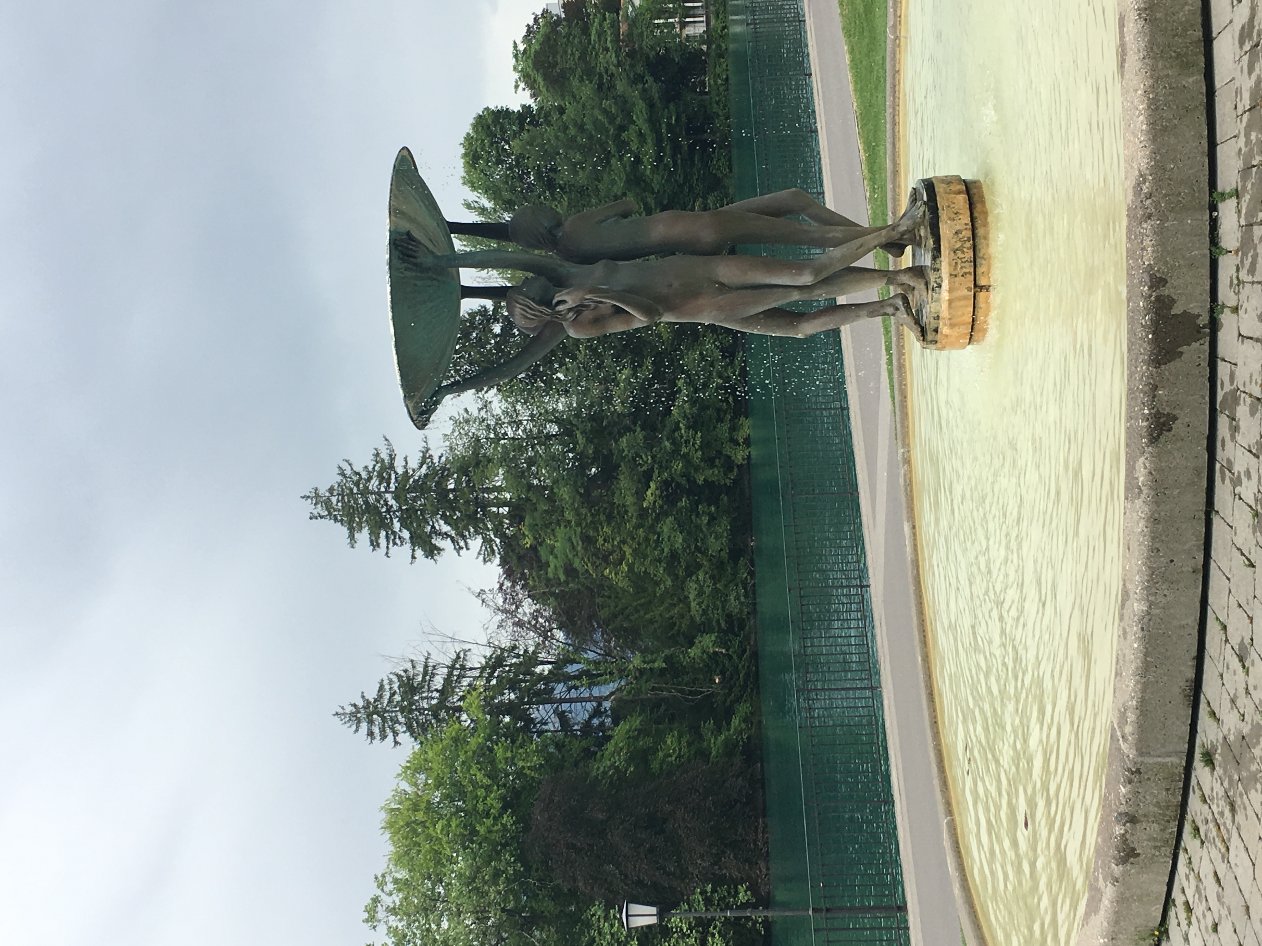 Fontaine présente à Thoune, Thoune, canton de Berne, en Suisse